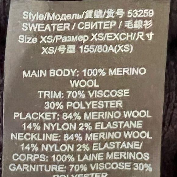 NWOT Tory Burch Kimberly Navy Crewneck Sweater - Picture 11 of 13